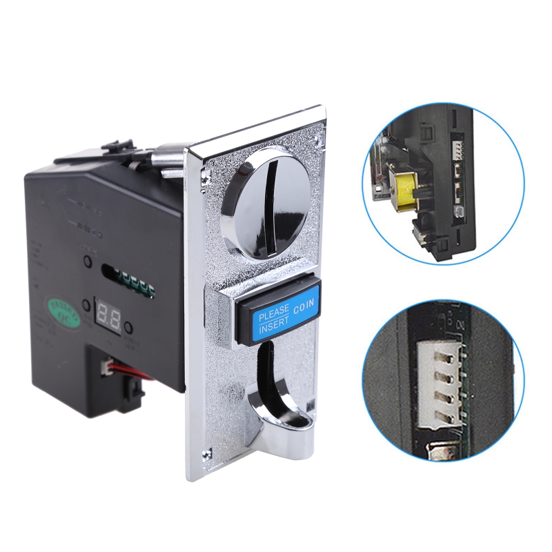 Arcade Games And Vending - Slot seletor aceitador moedas múltiplas para