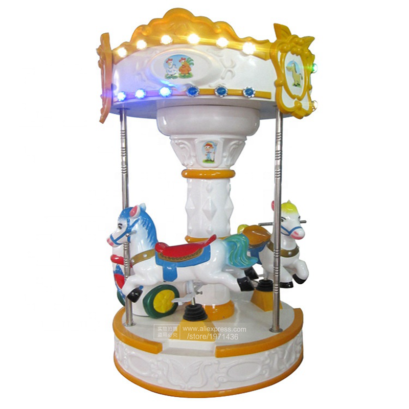 Carrossel de fibra de vidro ca - Coin Operated Kiddie Ride avaliação e preço