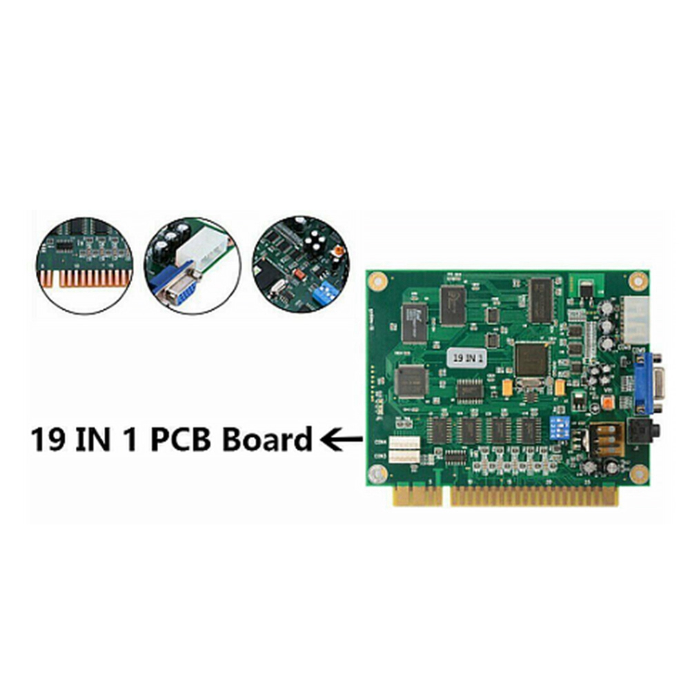 B68a 19 em 1 multicade pcb pla - Usb Game Board Jamma avaliação e preço